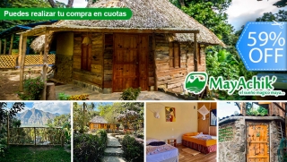 [Image: Estadía Mágica Maya: 2 Noches y 3 Días para 2 en el Eco Hotel Mayachik + 4 Desayunosm]