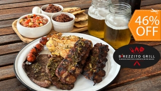 [Image: Parrillada para 2-3: 1 Lb de Pollo + 12 Oz de Carne de Res y de Costilla +  Bebida y Másm]