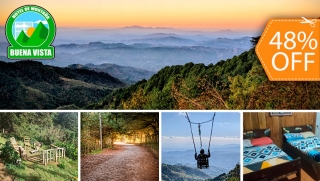 [Image: Estadía para 4 en Miramundo, Chalatenango + 4 Hamburguesas con Papas Fritas + 4 Bebidasm]