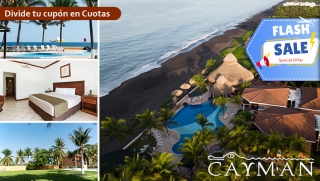 [Image: ¡Cayman Suites Monterrico! Estadía Para 2 Adultos y Hasta 2 Niños, Playa Privada, Piscinas, Desayunos y Más.m]