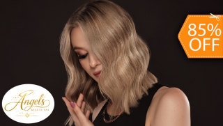 [Image: Tinte Completo, Retoque o Mechas + Tratamiento Capilar + Corte de Puntas y Másm]