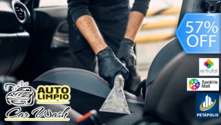 [Image: Limpieza de Tapicería Automotriz, Lavado de Puertas, Limpieza de Tablero, Lavado Exterior con Cera y Másm]