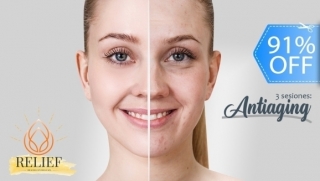 [Image: Lifting Facial con HIFU + 3 Sesiones de Radiofrecuencias, Peelings Ultrasónicos, Limpiezas y Másm]