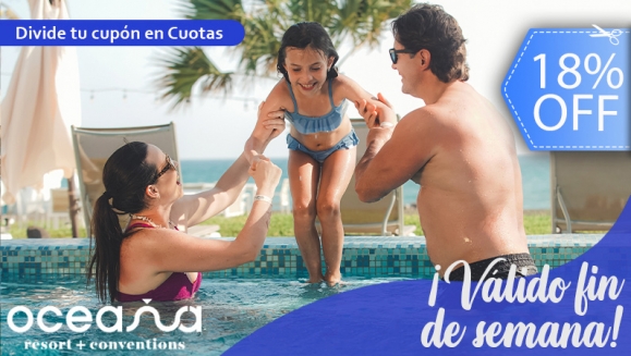 [Image: ¡OFERTA FLASH! ¡Oceana Resort TODO INCLUIDO  Viernes o Sábado (CUPOS LIMITADOS)! ¡Paga Q2,500 en vez de Q3,040 por Pre-Venta Exclusiva de Estadía Familiar para 2 Adultos y 2 Niños (De 0 a 5 Años) en Habitación Doble Standard + Impuestos Incluidos!m]