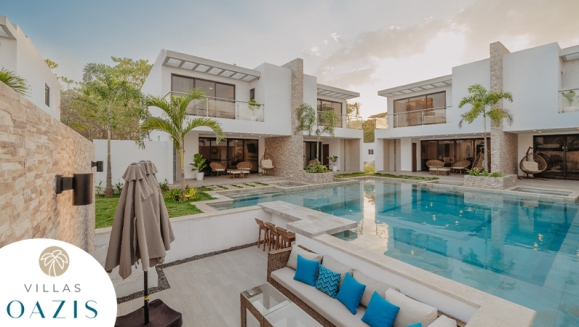 [Image: ¡Paga Q3,999 en Lugar de Q6,640 por Estadía de Fin de Semana (2 Noches) Hasta Para 10 Personas en Villa de Lujo Equipada en Monterrico: Habitaciones con A/C, Cocina Completa, Comedor, Sala, Jacuzzi Privado, Piscinas, Áreas Para el Descanso y Más!m]