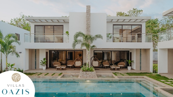 [Image: ¡Paga Q3,999 en Lugar de Q6,640 por Estadía de Fin de Semana (2 Noches) Hasta Para 10 Personas en Villa de Lujo Equipada en Monterrico: Habitaciones con A/C, Cocina Completa, Comedor, Sala, Jacuzzi Privado, Piscinas, Áreas Para el Descanso y Más!m]