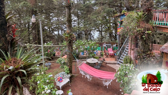[Image: ¡Escapada con Clima Fresco! ¡Paga $37 en Lugar de $77 por Estadía de 1 Noche para 4 Personas en Habitación Doble + 2 Desayunos Típicos en Hotel y Restaurante La Posada del Cielo en Miramundo, Chalatenango!m]