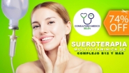[Image: ¡Paga $26 en lugar de $100 por Sueroterapia Para Fortalecer Defensas, Disminuir el Agotamiento Físico y Mejorar el Sistema Nervioso o Sueroterapia de Desintoxicación Hepática + Consulta General Integral + Toma de Presión Arterial!m]