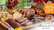 [Imagen:¡Linda Vista Garden: Parrillada para 4! ¡Paga $42 en Lugar de $69.95 por 4 Porciones de Res + 4 Pechugas Deshuesadas + 4 Costillas de Cerdo + 4 Chorizos Parrilleros y Más! ¡Solo 153 Cupones Disponibles!]