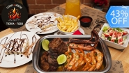 [Image: ¡Nueva Parrillada de Carnes y Mariscos! ¡Paga Q299 en Vez de Q521 por “Maristierra" Familiar Hasta Para 4 Personas con: 1 Lb de Lomito o Puyazo + 1/2 Lb de Camarones + 1/2 Lb de Pulpo + 2 Guarniciones + Pichel de Bebida + 2 Postres!m]