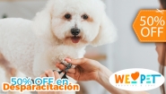 [Imagen:¡Paga $12.50 en Lugar de $25 Por Grooming para Mascota: Baño a Elección + Secado + Corte y Cepillado de Pelo + Corte y Limado de Uñas + Limpieza de Oídos + Limpieza de Glándulas Anales + Revisión Física +  50% de Descuento en Desparasitación y Más!]