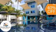 [Imagen:¡Sol, Piscina y Descanso! ¡Paga $30 en Lugar de $50 por Estadía de 1 Noche Para 2 Personas en Surf City, La Libertad + 2 Desayunos Típicos!]
