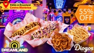 [Image: ¡Dreamland Llega al Centro Histórico! ¡Paga $19 en Lugar de $41.98 por 2 Hot Dogs + 2 Papas + 2 Sodas + $30 de Saldo para Jugar!m]